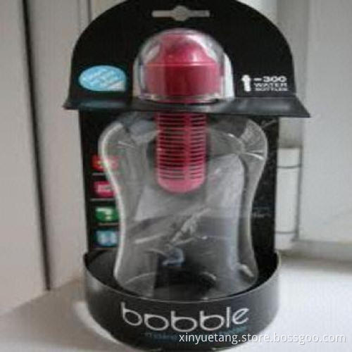 Carbon filter water bottle with carabiner BPA free, OEM orders is available